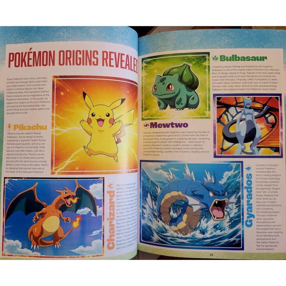 Pokemon Topsy-Turvy Special 30th Anniv Ultimate Guide w/ Posters, Games, Secrets - Picture 13 of 14